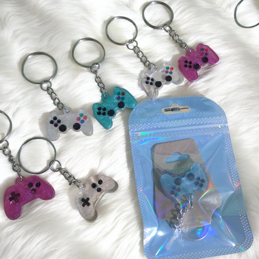 Pixel Party Retro Controller Keychains