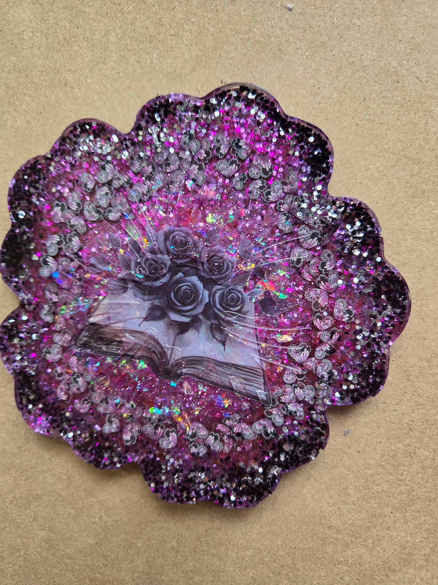 Midnight Blossom Coaster