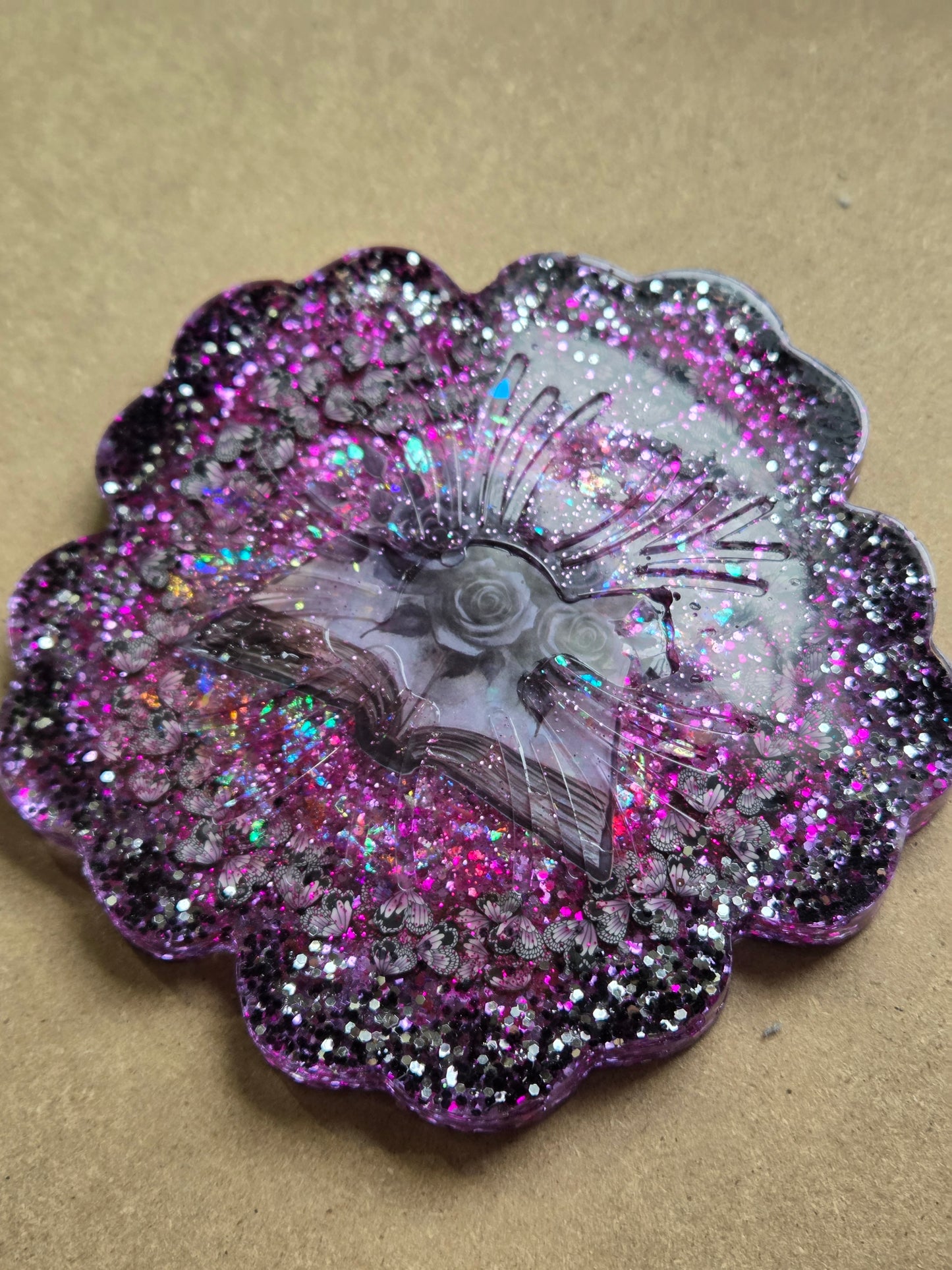 Midnight Blossom Coaster