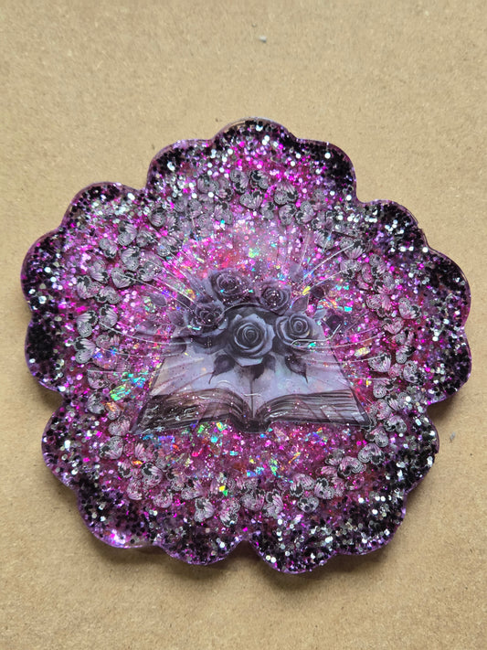 Midnight Blossom Coaster