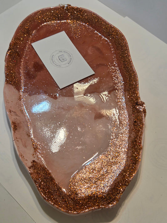Ceramic Resin Earth Wave Tray