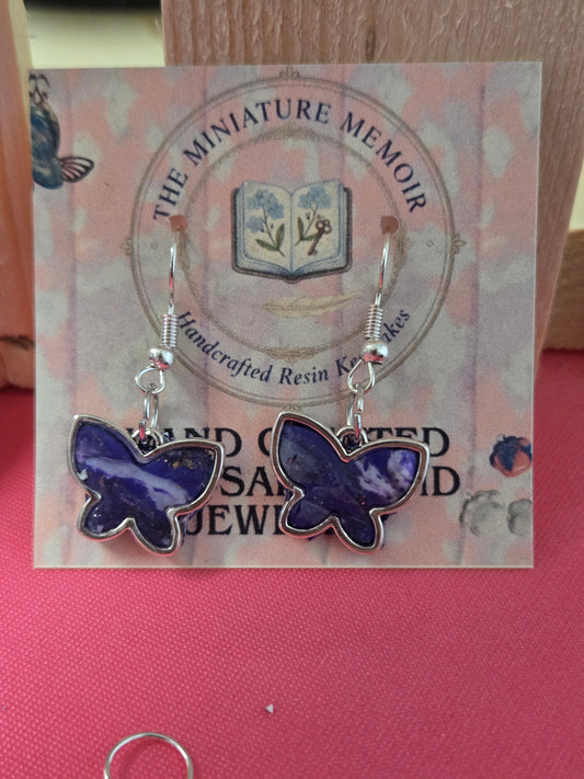 Marbled Butterfly dangles
