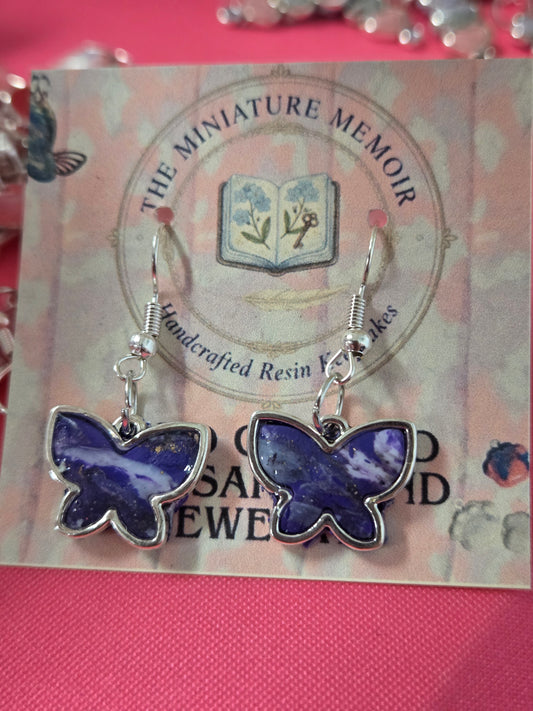 Marbled Butterfly dangles